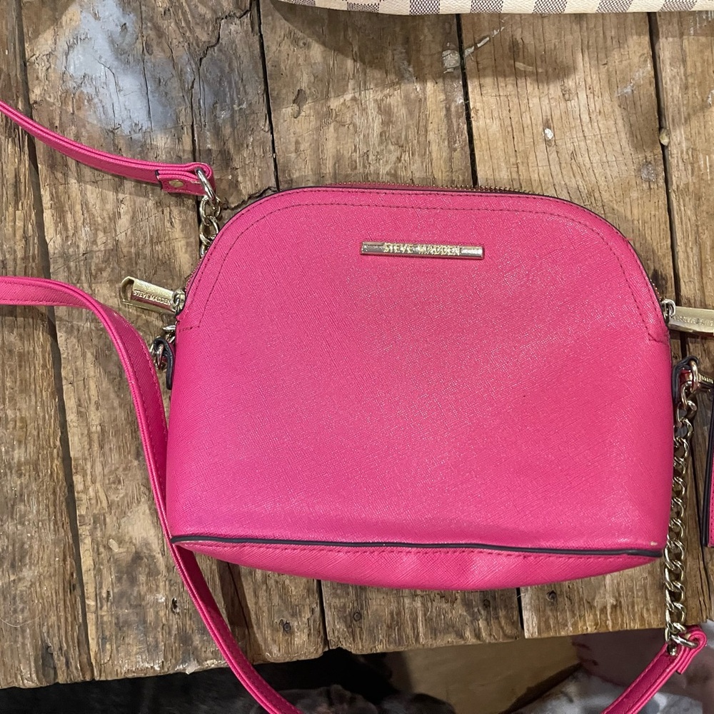 Pink crossbody bag from Steve Madden